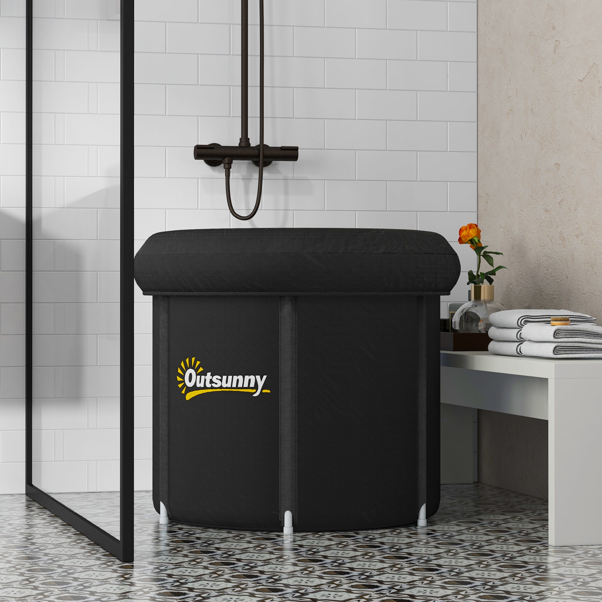 Portable Ice Bath Tub with Lid