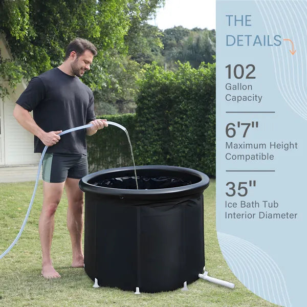 XXL Foldable Ice Bath Tub 102GL