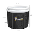 Portable Ice Bath Tub with Lid