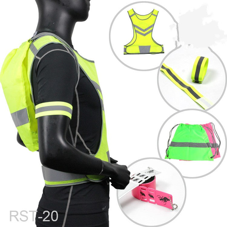 LED Reflective Running Vest